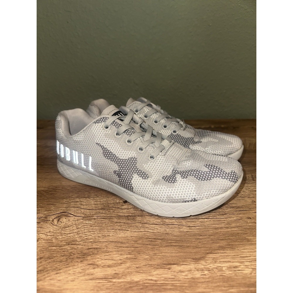 NoBull Women's Superfabric Trainer Size 9.5 White Camo/Gum